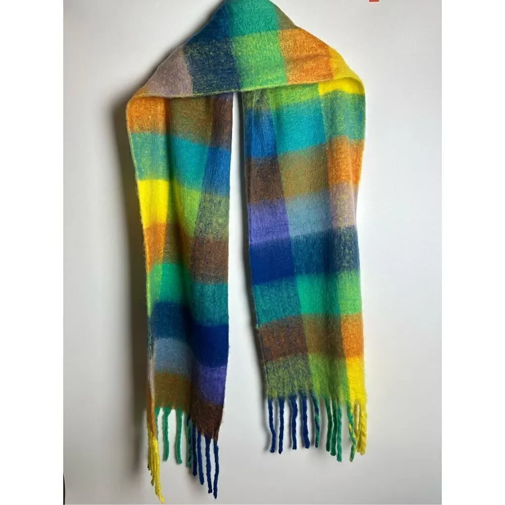 Multi color oversized scarf